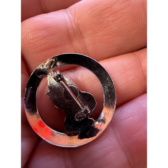 VTG Silver Tone Praying Hands Brooch Religious Christian Pin Retro Fashion Jewel - Picture 6 of 6